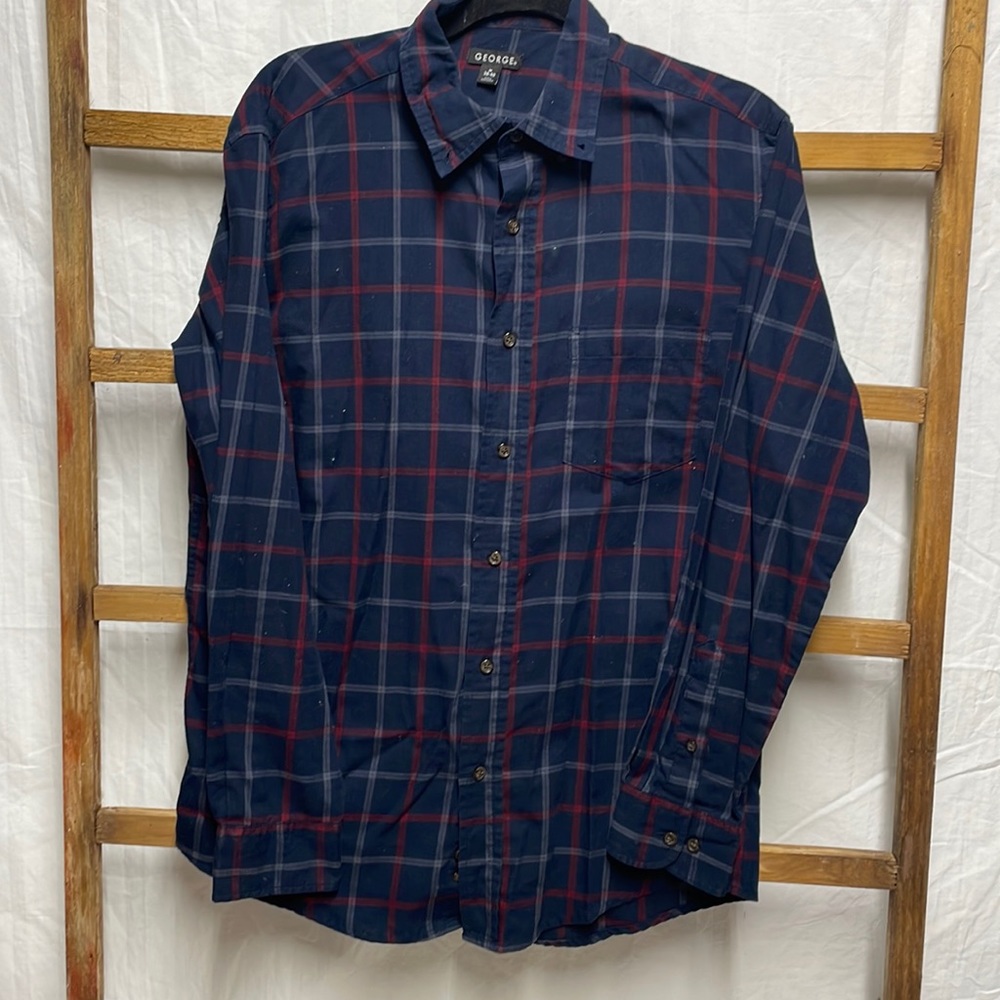 💙 Plaid button up
